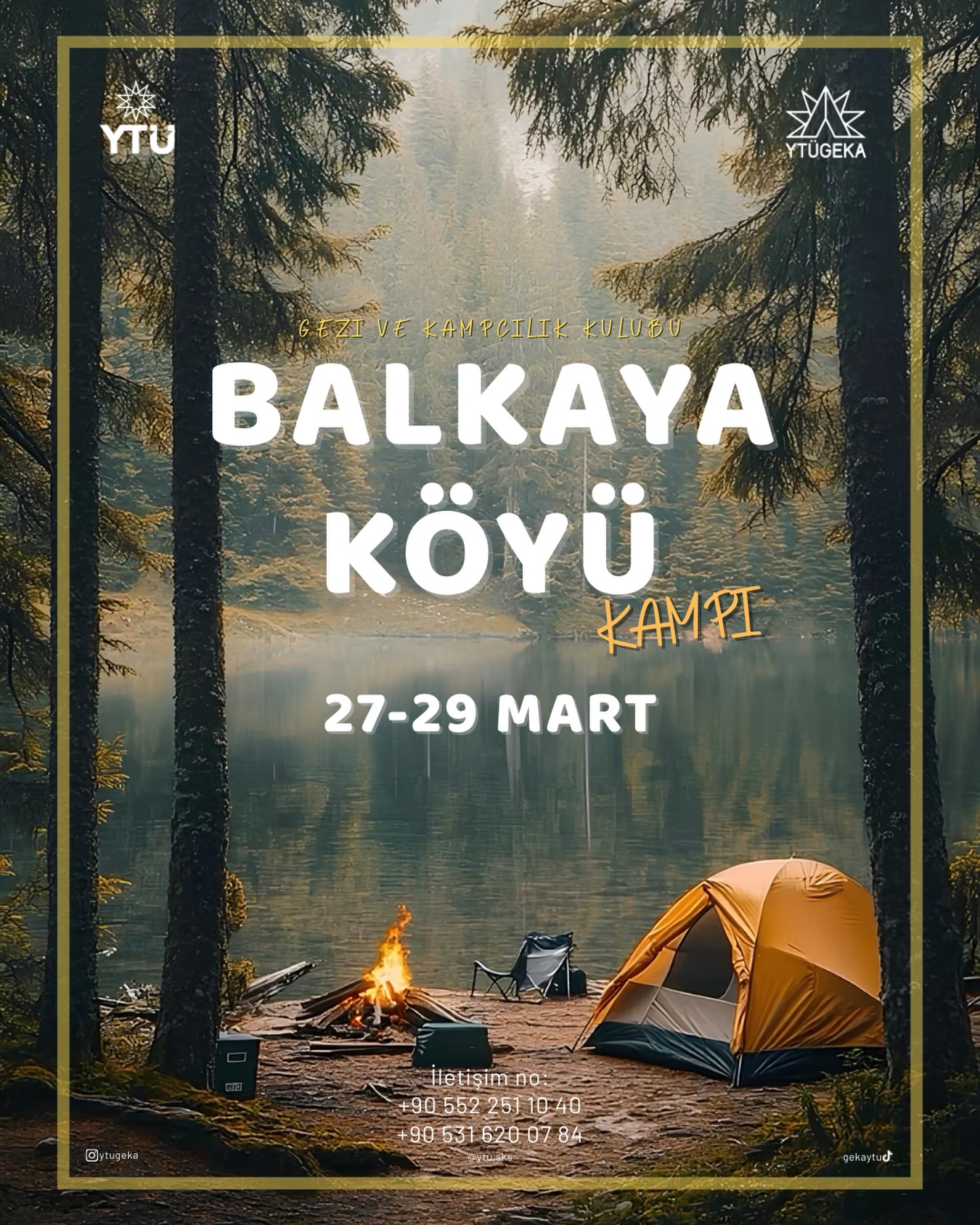 Balkaya Köyü Kampı etkinlik afişi
