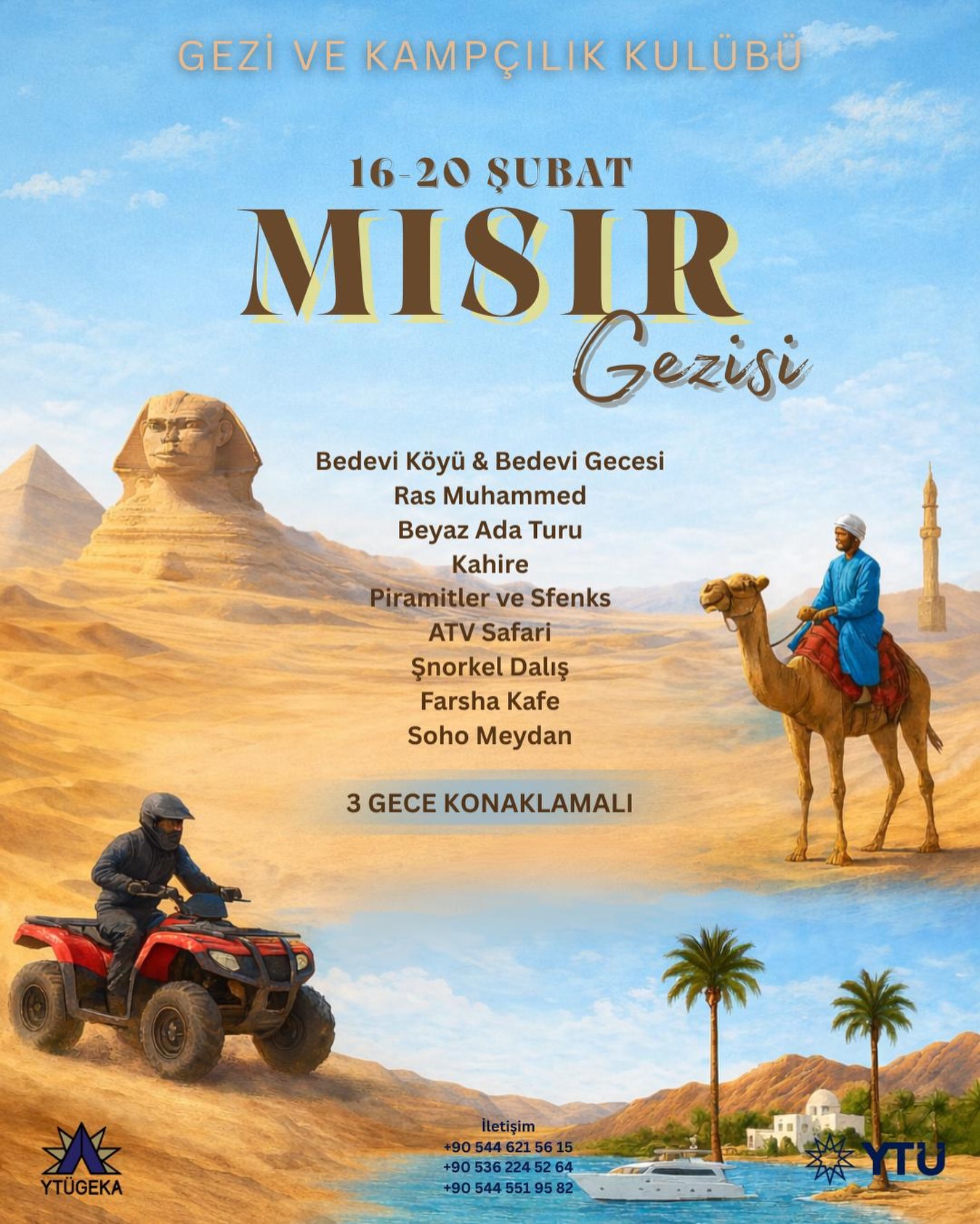 Mısır Gezisi etkinlik afişi