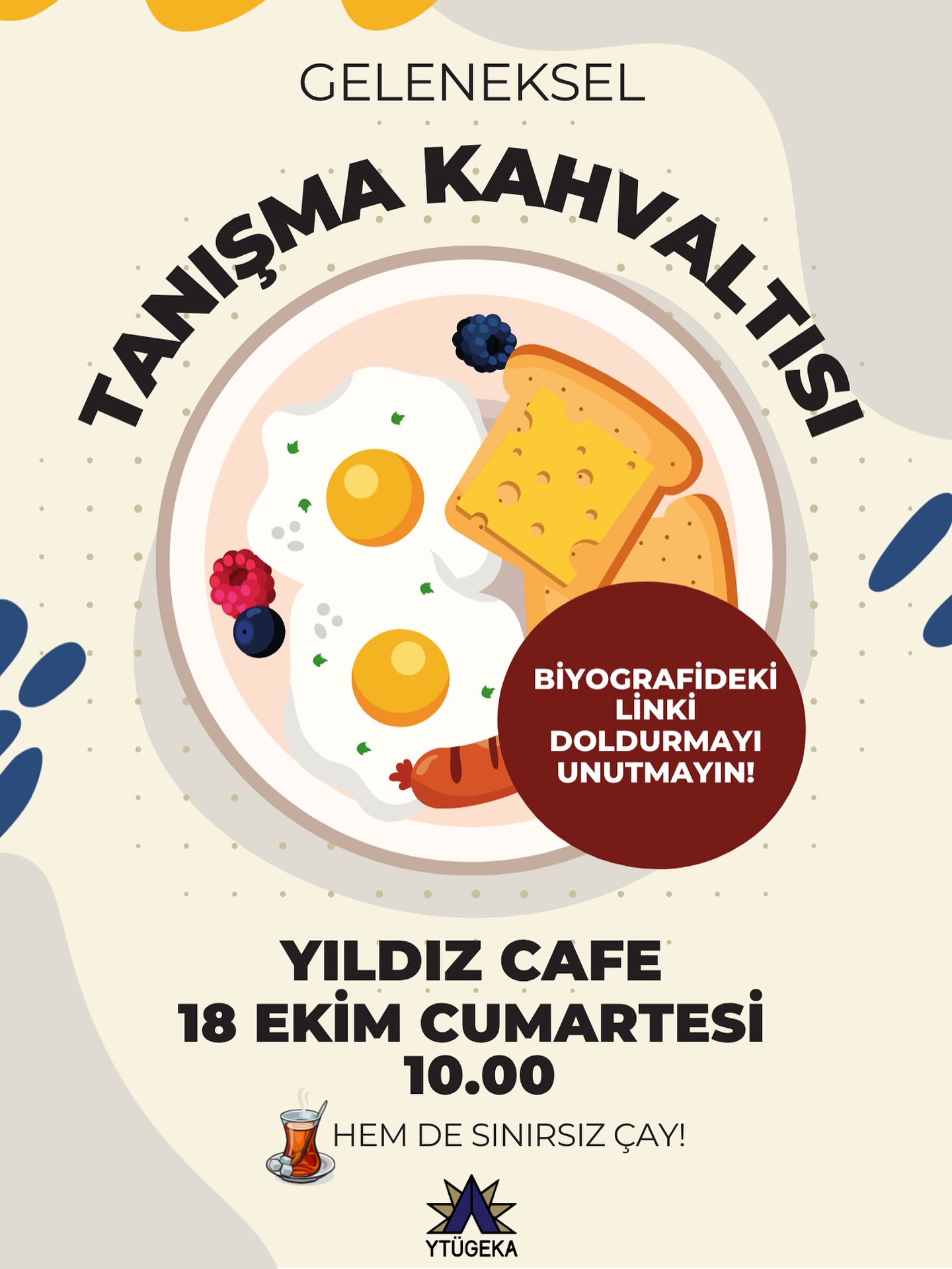 Tanışma Kahvaltısı etkinlik afişi