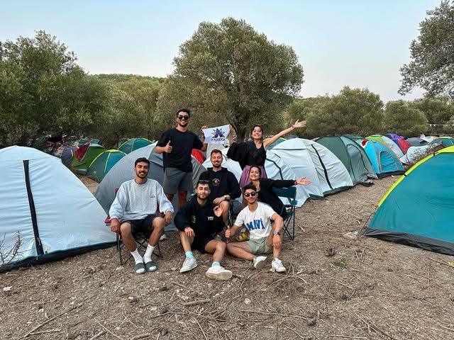 YTÜGEKA gezi ve kamp anılarından bir kare